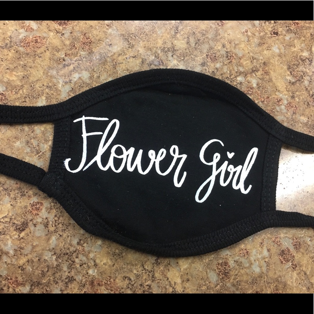 Flower girl face mask